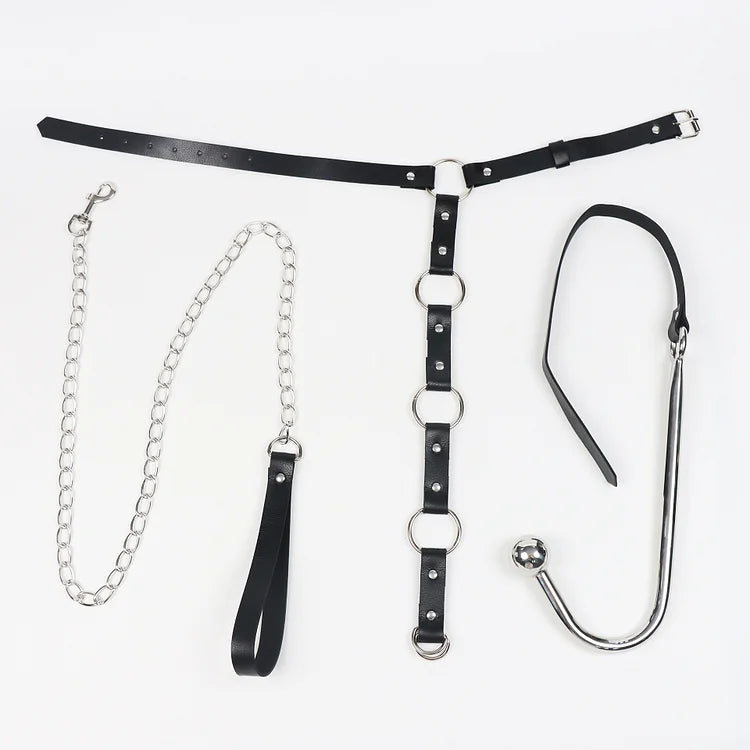 SM Metal Anal Hook Traction Aid Bundle Set