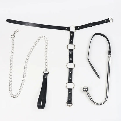 SM Metal Anal Hook Traction Aid Bundle Set