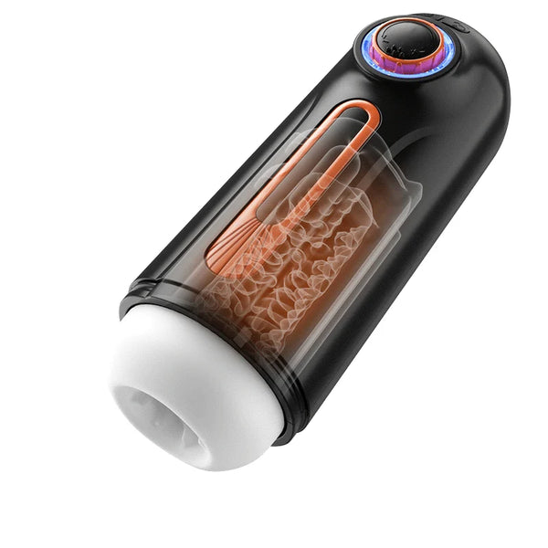 10 Thrusting 10 Vibrating 3 Sucking Heating Male Masturbator