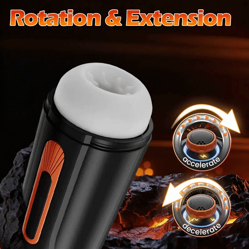 10 Thrusting 10 Vibrating 3 Sucking Heating Male Masturbator