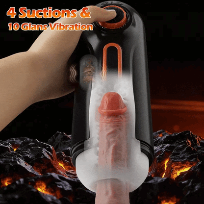 10 Thrusting 10 Vibrating 3 Sucking Heating Male Masturbator