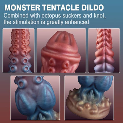 Huge Fantasy Monster Tentacle Dildo9.7”
