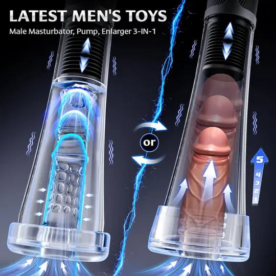 💥2025 Men’s New Technology Vacuum Therapy – 👑 3-in-1 Newman™