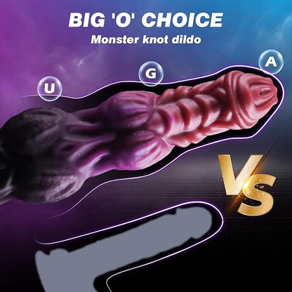 7.87-inch fantasy knot-shaped powerful suction cup sex toy