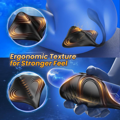 Dual Motor 9+9 Vibrator Anal Dildo Beads Prostate Massager & Penis Training Sit Ride Perineum Clitoral Stimulator