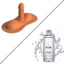 Remote control sit-down retractable vibrating dildo with 3 powerful motors and 20 vibration combinations