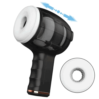8 Vibrating 5 Thrusting Handheld Male Masturbtor