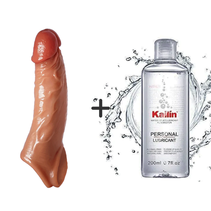 APP Controlled 9 Vibrating Penis Extender Sleeve With Cock Ring