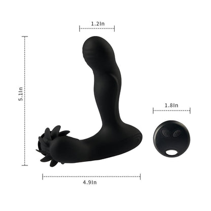 12 Modes Tongue-Licking Heating Vibration Prostate Stimulator