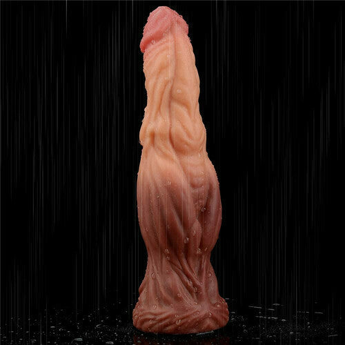 LOVETOY 9.65 Inch Dual-Layered Silicone Extra Large Dildo
