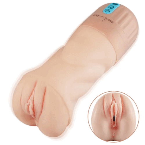 Beate - 5 Sucking Oral Swallowing 10 Vibrating Massage Training Masturbation Cup,Star-starring identical mold production