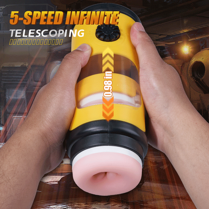 Automatic 5-Speed Thrusting Smart Heating Male Masturbator