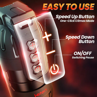 Leten hand grenade blast smart APP sound-emitting A male masturbation device designed specifically for men