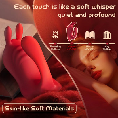 Top-Ranked Couples' Sex Toy:  Rabbit Ear  3-in-1 Stimulator — Simultaneous G-Spot & Penis Stimulation with App Remote Control