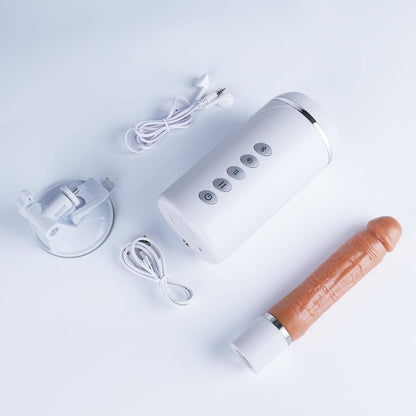 OMYSKY 6-Frequency 3-Speed Telescoping Voice Dildo