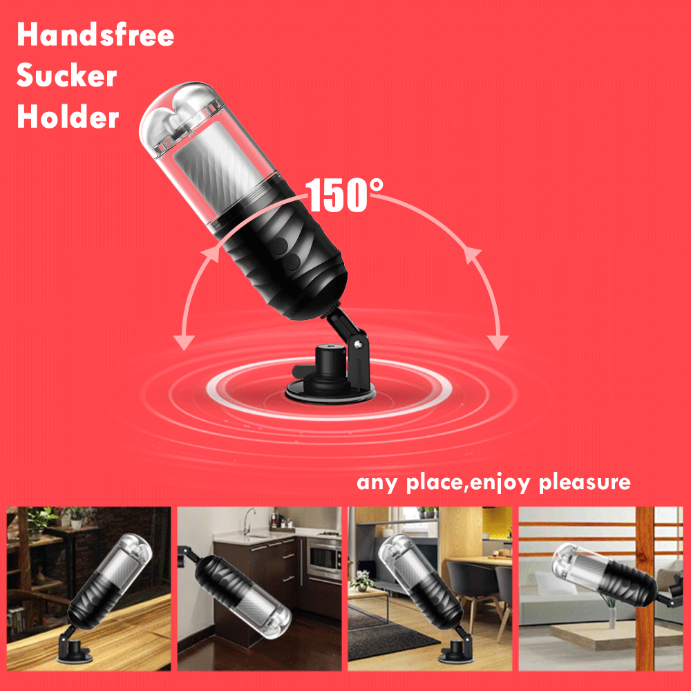 Automatic Telescopic Rotation Male Masturbation Cup