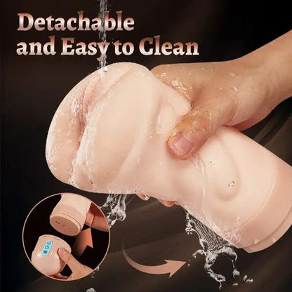 Beate - 5 Sucking Oral Swallowing 10 Vibrating Massage Training Masturbation Cup,Star-starring identical mold production