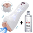 Allure Split Design Breast Vulva Entry 5 Suction & 7 Vibrations 3 Languages Automatic Masturbation Cup
