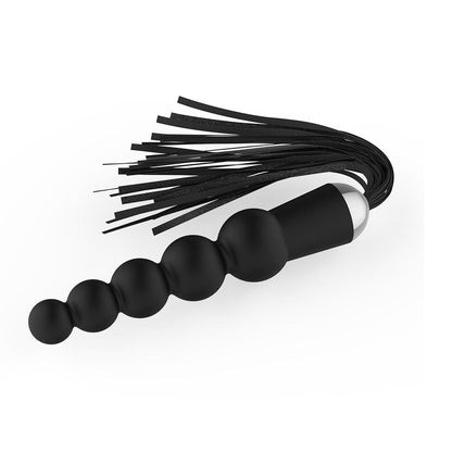 2-In-1 Silicone SM Whip Butt Plug Prostate Massager