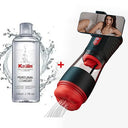 Immersive Male Masturbator: Features Headphone Sync with 9 Vibration, 9 Suction, and 9 Rotation Modes