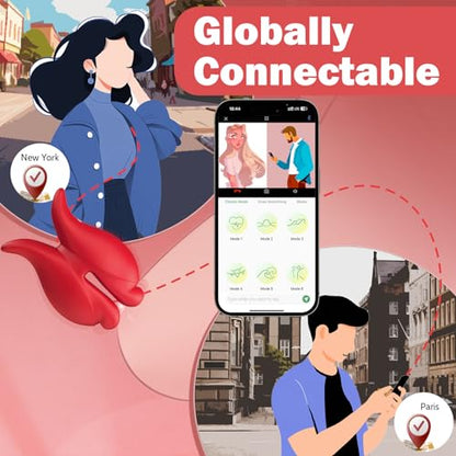 Sexoralab™ APP Nipple Toys Vibrator for Women BDSM