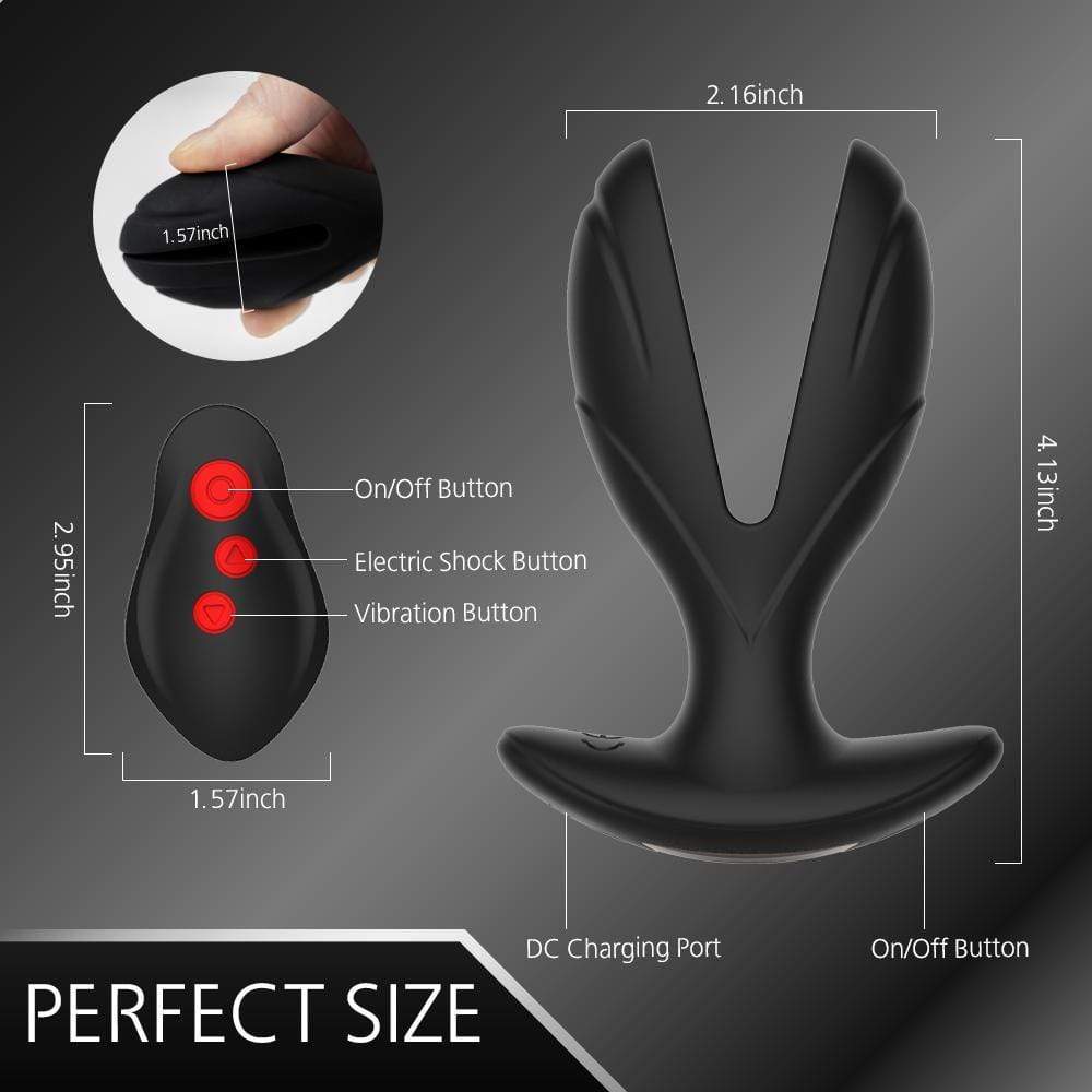 Electric Shock Anal Expansion Vibrator