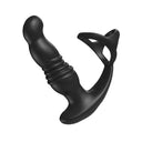Buyging™ 7 Vibrating 3 Thrusting Anal Massager with Cock Ring