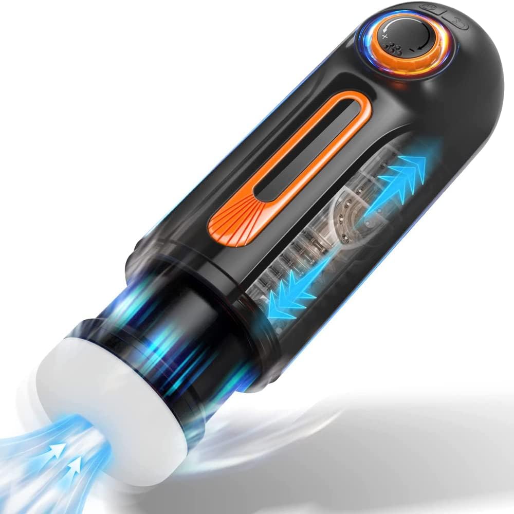 10 Thrusting 10 Vibrating 3 Sucking Heating Male Masturbator