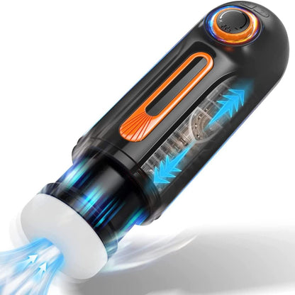 10 Thrusting 10 Vibrating 3 Sucking Heating Male Masturbator