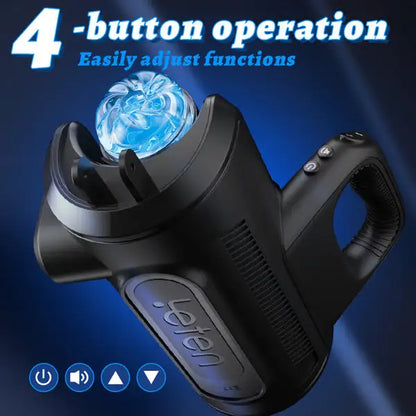 LETEN XT5 Auto Quickshot Stroker  Masturbator With 2 Sleeves 10 Modes & 10 Speeds