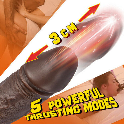 3IN1 Wireless Thrusting Vibrating Rotating Stimulation Dildo