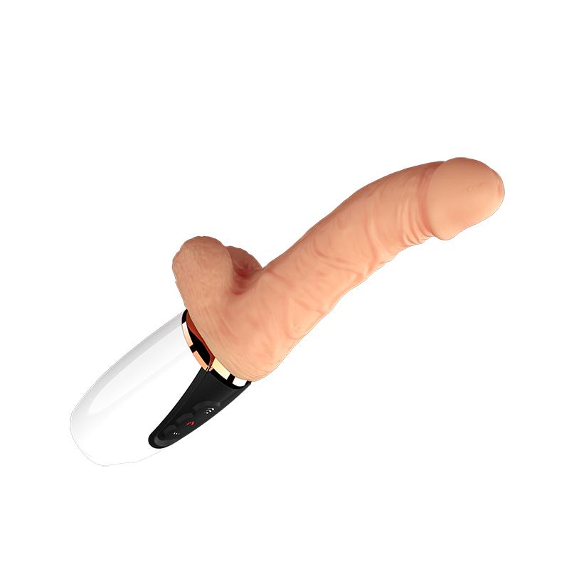 Realistic Dildo Vibrator Sex Machine Telescopic Dong Auto Thrusting Heat Sex Toy