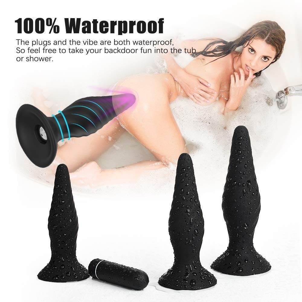 3PCs Vibrating Anal Trainer Set