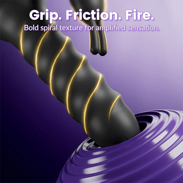 Thrusting 360°& Rotating MassageVibrator