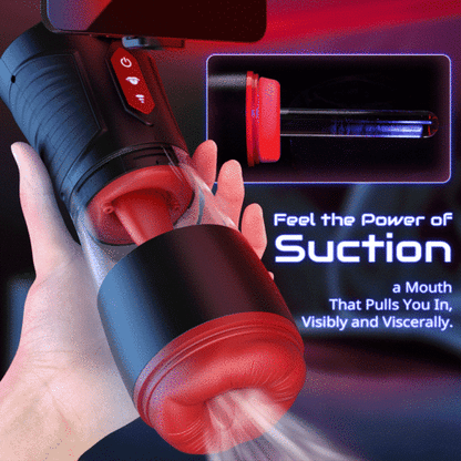 Immersive Male Masturbator: Features Headphone Sync with 9 Vibration, 9 Suction, and 9 Rotation Modes