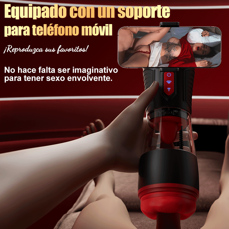 Immersive Male Masturbator: Features Headphone Sync with 9 Vibration, 9 Suction, and 9 Rotation Modes