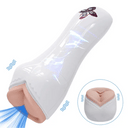 Allure Split Design Breast Vulva Entry 5 Suction & 7 Vibrations 3 Languages Automatic Masturbation Cup