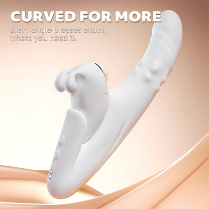 ❤️😍 2-in-1 Detachable Suction & Thrusting Vibrator with App Control