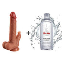 Buyging™ 9 Vibrating 3 Thrusting Tongue Licking & Swing Heating Dildo