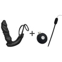 APP Control 9 Vibrating Thrusting Prostate Massager With Dual Cock Rings
