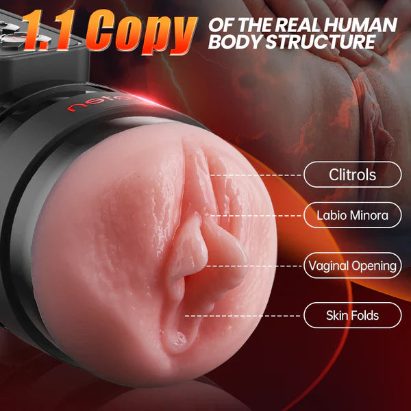Leten hand grenade blast smart APP sound-emitting A male masturbation device designed specifically for men