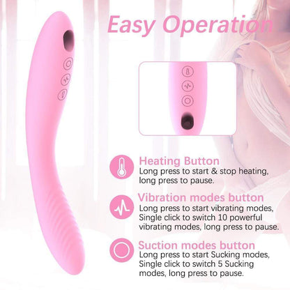 G Spot Vibrator with Clit Sucking