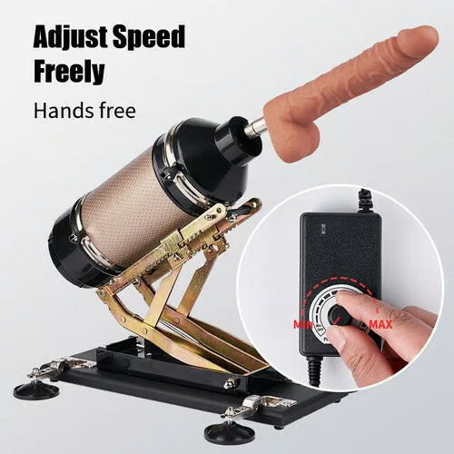 Iron Titan 400 Strokes/Mins 5 IN 1 Accessories Dildo Sex Masturbation Machine