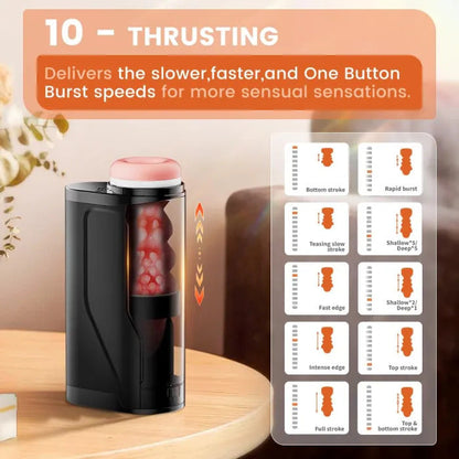 Sexoralab™ Automatic Adult Pussy Stroker Toy with 10 Thrusting Modes