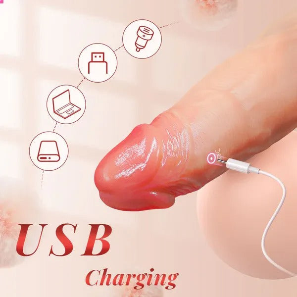 APP Controlled 9 Vibrating Penis Extender Sleeve With Cock Ring