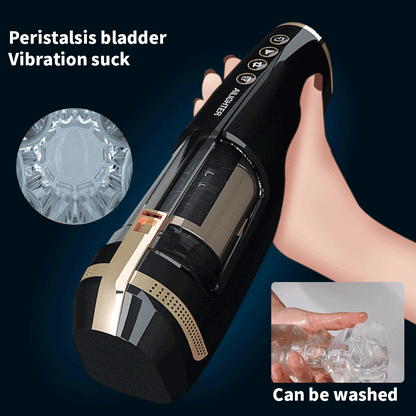Automatic Piston Telescopic Real Vagina Electric Male Masturbator Cup
