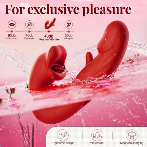💥New on sale 2026 💞G-Spot Vibrator Female Sex Toy, featuring 7 slapping vibration modes and 5 licking/sucking modes.