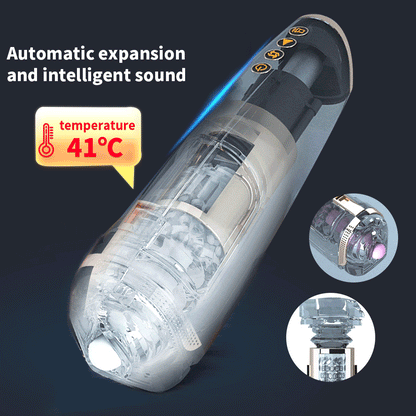 Automatic Piston Telescopic Real Vagina Electric Male Masturbator Cup