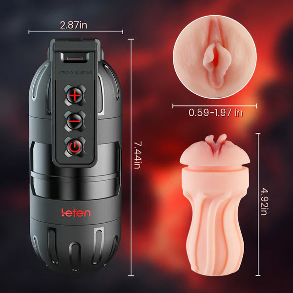 Leten hand grenade blast smart APP sound-emitting A male masturbation device designed specifically for men