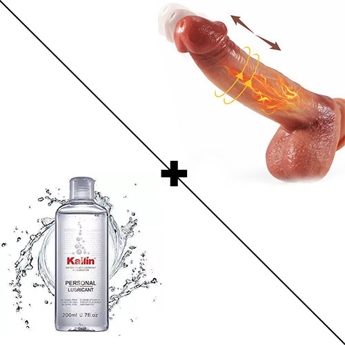 Buyging™ 8.66'' Wriggling Thrusting Heating 4IN1 G-spot Realistic Dildo Vibrator